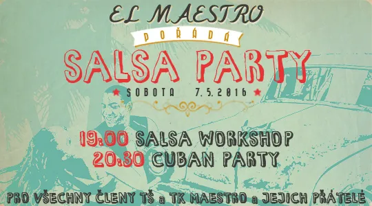 Salsa party v kubánském stylu
