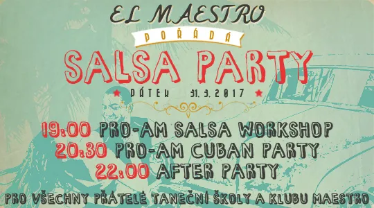 Salsa party v kubánském stylu